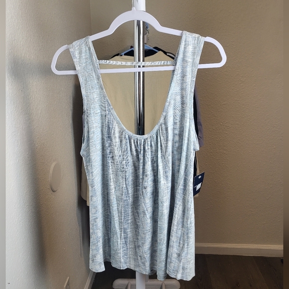 Lucky Brand Floral Boho Babydoll Reversible Tank Medium - Picture 5 of 8